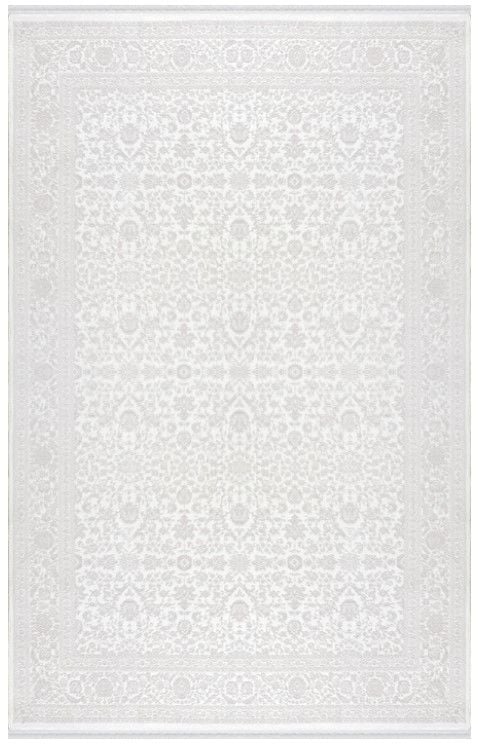 Merinos Premium Koleksiyonu 69799 060 Beyaz Modern Dokuma Salon Mutfak Halısı Yolluk