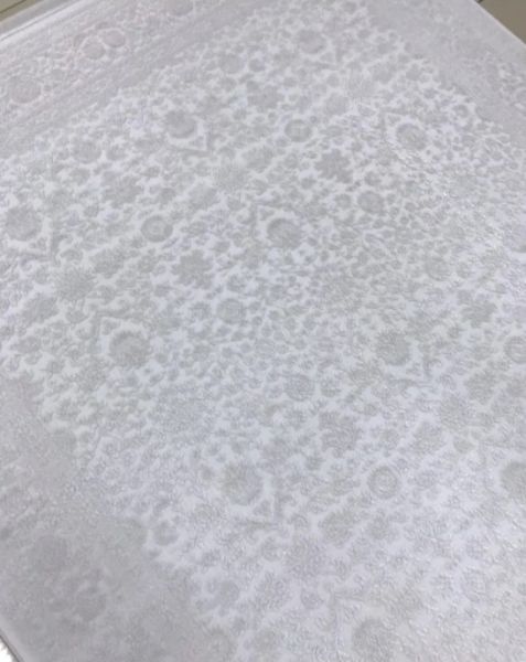 Merinos Premium Koleksiyonu 69799 060 Beyaz Modern Dokuma Salon Mutfak Halısı Yolluk