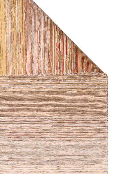 Eko Halı Kutnu KTN 02 Natural Terra Ombre Renk Geçişli Yıkanabilir Pamuk Dokuma Çift Taraflı Kilim