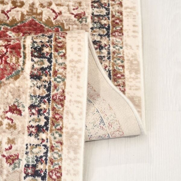 Crea Halı Albatros AE01 Vintage Eskitme Desen Yumuşak Tuşeli Etnik Dokuma Taban Etnik Salon Oturma Odası Halısı My Crea Home