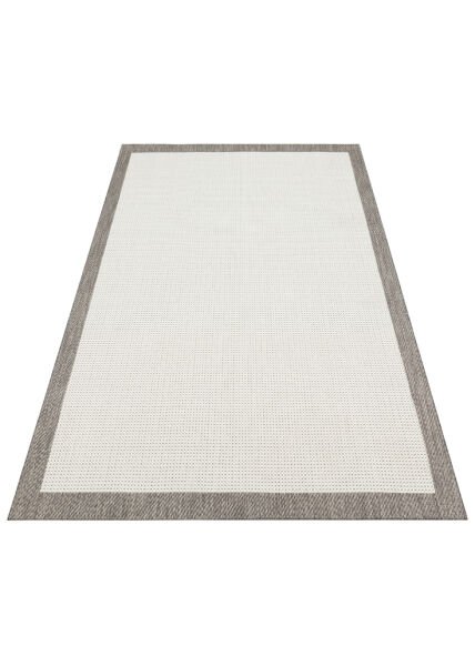 Eko Halı Mono Mno 04 Grey Hav Toz Vermez Sisal Halı Kolay Temizlenen Hasır Dokulu Modern Halı