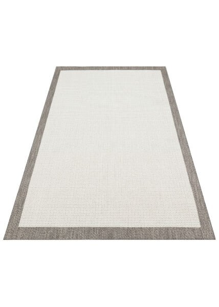 Eko Halı Mono Mno 04 Grey Hav Toz Vermez Sisal Halı Kolay Temizlenen Hasır Dokulu Modern Halı