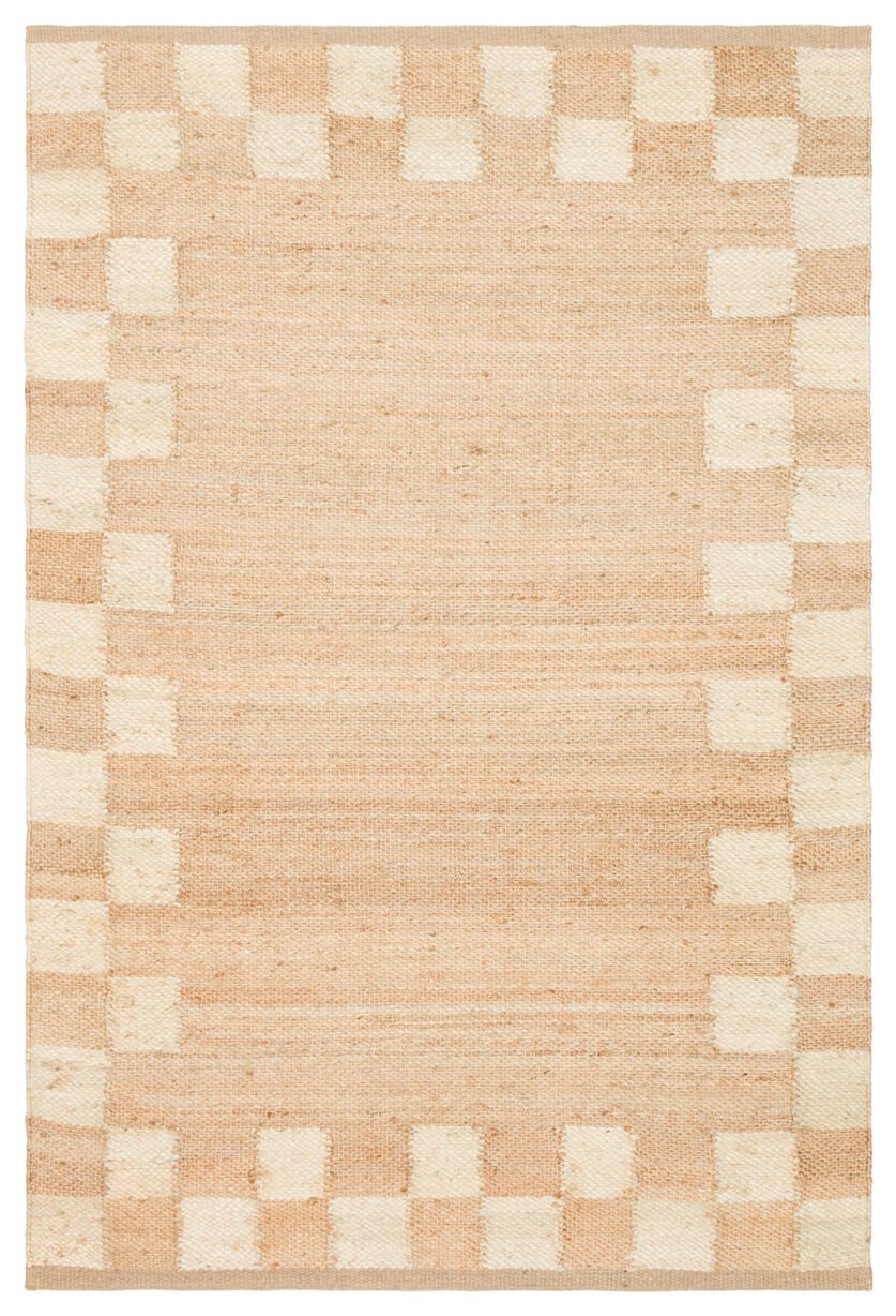 Eko Halı Echo Jüt Natural White XW ECH 13 Jüt Sisal Örgü Halı Modern İthal Jüt Halı