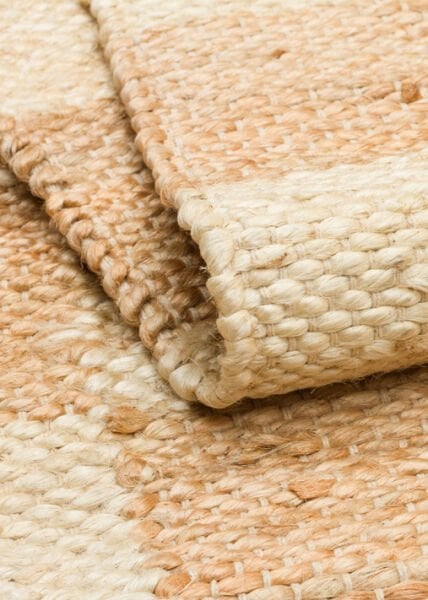 Eko Halı Echo Jüt Natural White XW ECH 13 Jüt Sisal Örgü Halı Modern İthal Jüt Halı