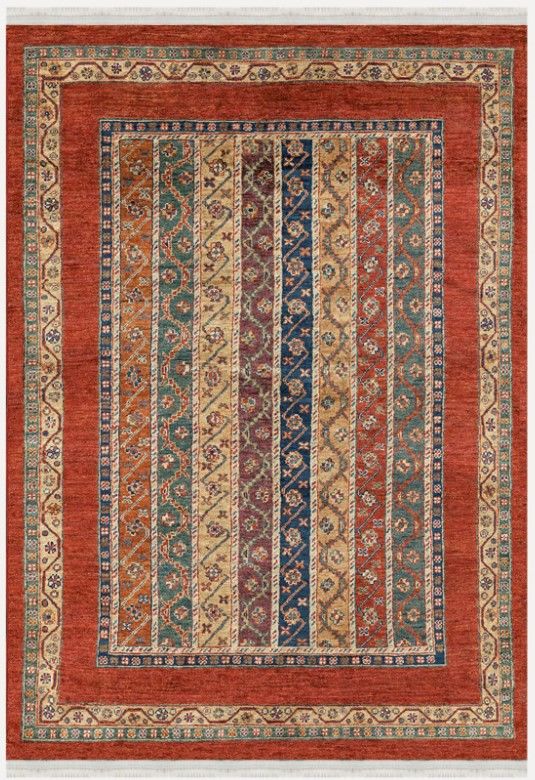 Drom Kaymaz Tabanlı Yıkanabilir Multi Etnik Salon Koridor Mutfak Halısı