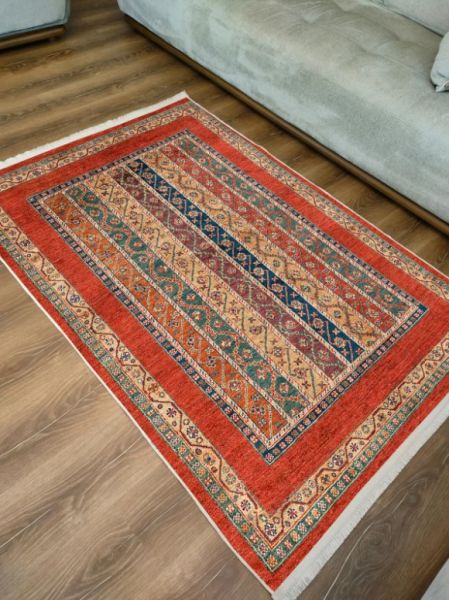 Drom Kaymaz Tabanlı Yıkanabilir Multi Etnik Salon Koridor Mutfak Halısı