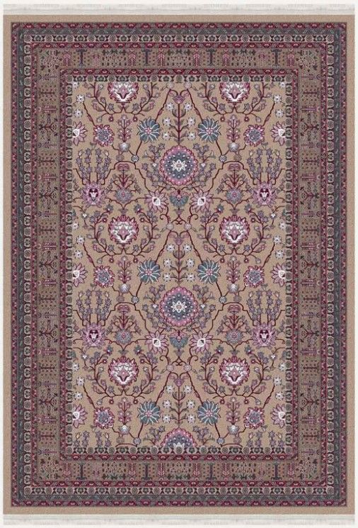 Drom Kaymaz Tabanlı Yıkanabilir Çiçekli Etnik Salon Koridor Mutfak Halısı