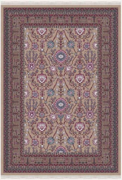 Drom Kaymaz Tabanlı Yıkanabilir Çiçekli Etnik Salon Koridor Mutfak Halısı