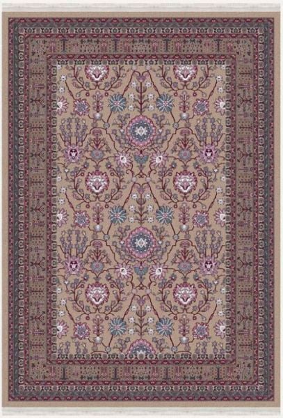 Drom Kaymaz Tabanlı Yıkanabilir Çiçekli Etnik Salon Koridor Mutfak Halısı