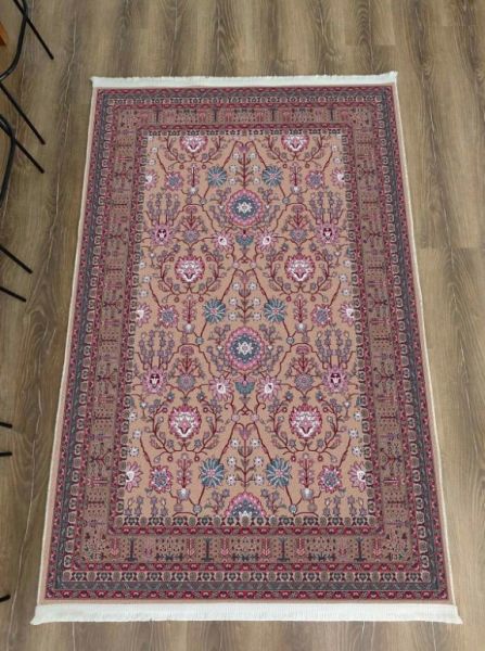 Drom Kaymaz Tabanlı Yıkanabilir Çiçekli Etnik Salon Koridor Mutfak Halısı