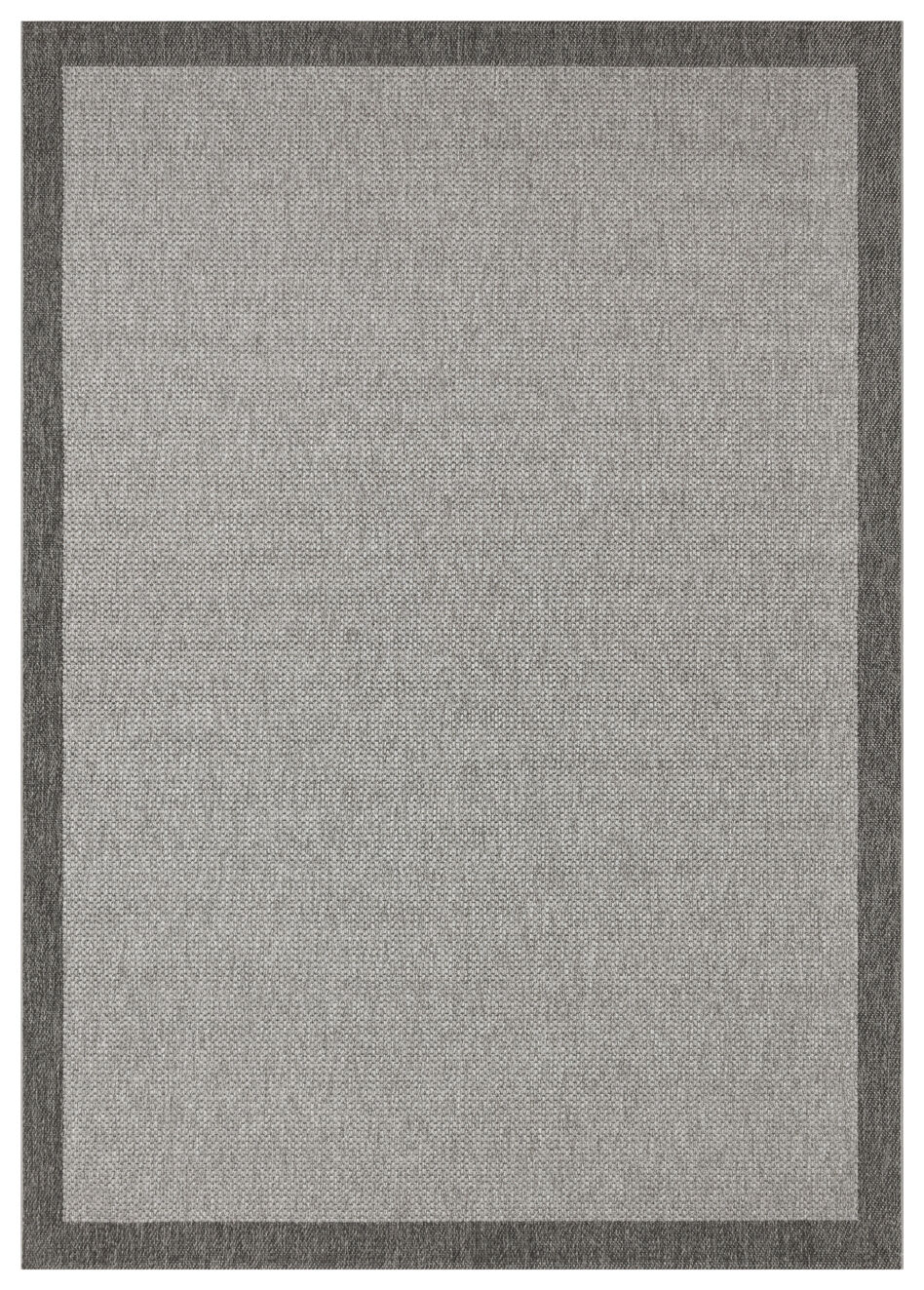 Eko Halı Mono Mno 05 Antrasit Black Hav Toz Vermez Sisal Halı Kolay Temizlenen Halı Hasır Dokulu Modern Halı