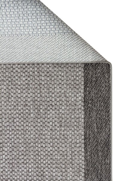 Eko Halı Mono Mno 05 Antrasit Black Hav Toz Vermez Sisal Halı Kolay Temizlenen Halı Hasır Dokulu Modern Halı