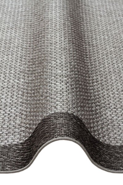Eko Halı Mono Mno 05 Antrasit Black Hav Toz Vermez Sisal Halı Kolay Temizlenen Halı Hasır Dokulu Modern Halı
