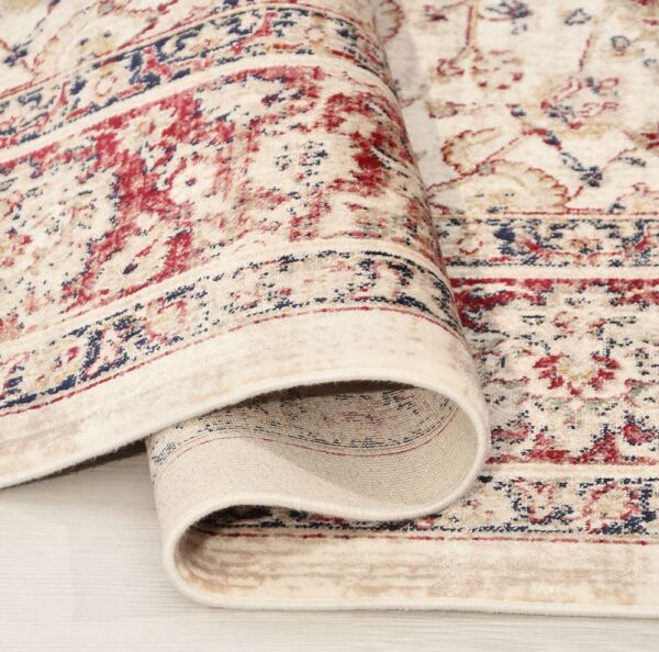 Crea Halı Albatros AE03 Vintage Eskitme Desen Yumuşak Tuşeli Etnik Dokuma Taban Etnik Salon Oturma Odası Halısı My Crea Home