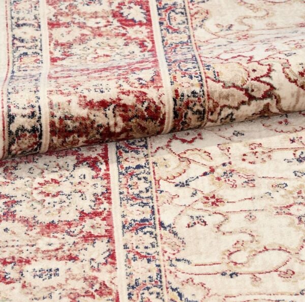Crea Halı Albatros AE03 Vintage Eskitme Desen Yumuşak Tuşeli Etnik Dokuma Taban Etnik Salon Oturma Odası Halısı My Crea Home