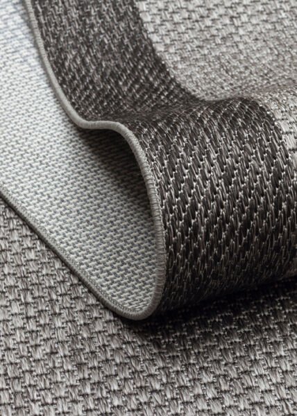 Eko Halı Mono Mno 05 Antrasit Black Hav Toz Vermez Sisal Halı Kolay Temizlenen Halı Hasır Dokulu Modern Halı