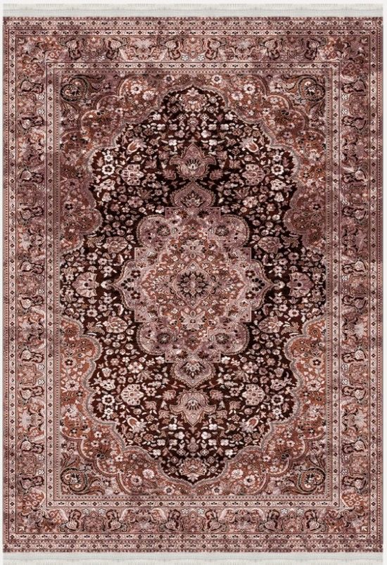 Drom Kaymaz Tabanlı Yıkanabilir Vintage Etnik Desenli Otantik Pamuk Salon Koridor Mutfak Halısı