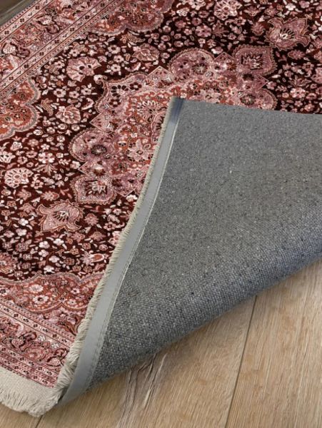 Drom Kaymaz Tabanlı Yıkanabilir Vintage Etnik Desenli Otantik Pamuk Salon Koridor Mutfak Halısı