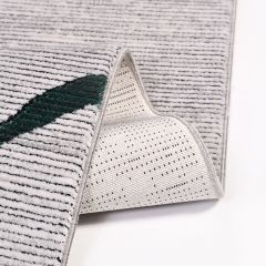 Crea Halı Stone Koleksiyonu 17138K Modern Makine Halısı Gri Yeşil My Crea home 100x400