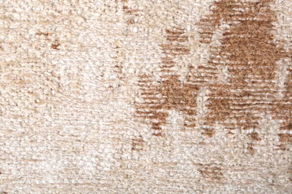 Lina Çift Taraflı %100 Pamuk Kilim Modern Yıkanabilir Şönil Kilim 10407-C Bej Kahve Koridor Mutfak Salon Şönil Halı Çift Taraflı Yolluk