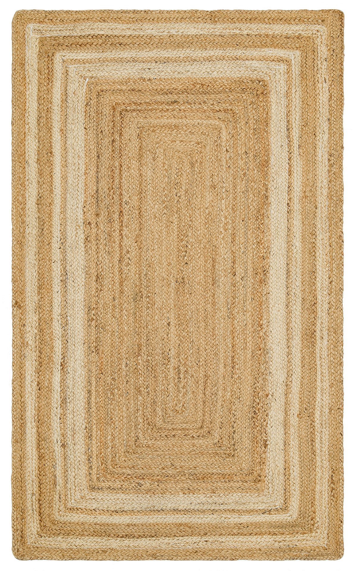 Eko Halı Echo Jüt Natural White XW ECH 10 Jüt Sisal Örgü Halı Modern İthal Jüt Halı