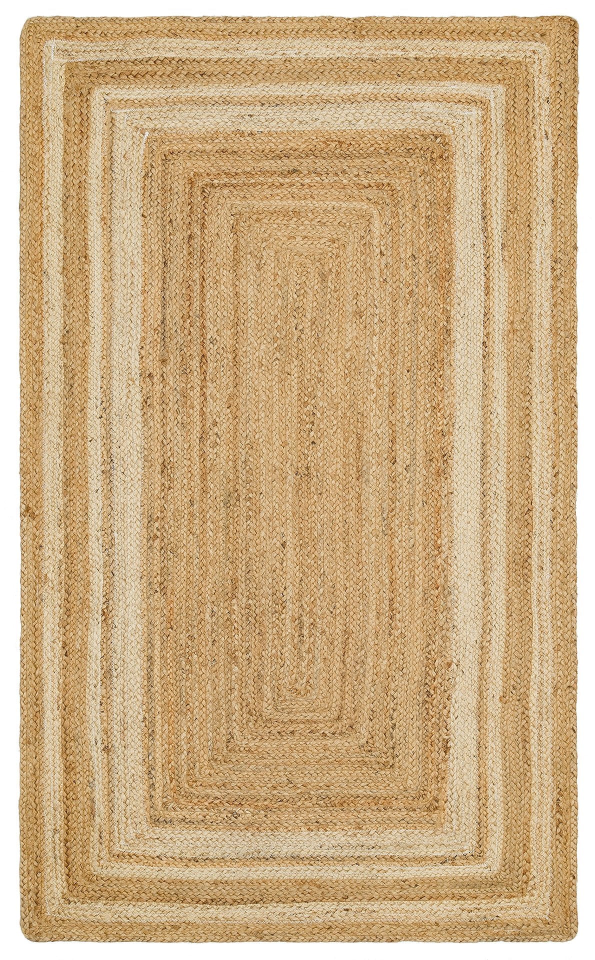 Eko Halı Echo ECH 10 Natural White XW Jüt Sisal Örgü Halı Modern İthal Jüt Halı Salon Oturma Odası Mutfak Balkon Jüt Halı Jüt Kilim Yolluk