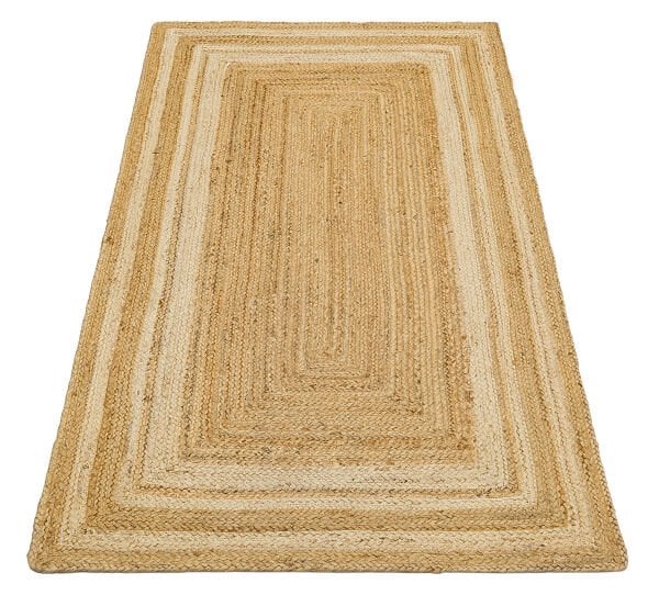 Eko Halı Echo Jüt Natural White XW ECH 10 Jüt Sisal Örgü Halı Modern İthal Jüt Halı