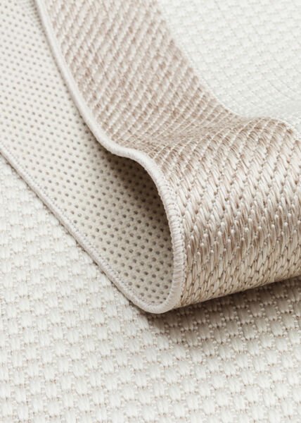 Eko Halı Mono Mno 05 Cream Beige Hav Toz Vermez Sisal Halı Kolay Temizlenen Hasır Dokulu Modern Halı