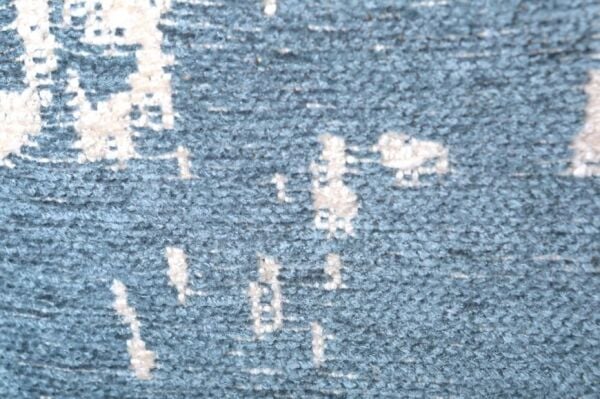 Lina Çift Taraflı %100 Pamuk Kilim Modern Yıkanabilir Şönil Kilim 10407-E Mavi Kahve Koridor Mutfak Salon Şönil Halı Çift Taraflı Yolluk