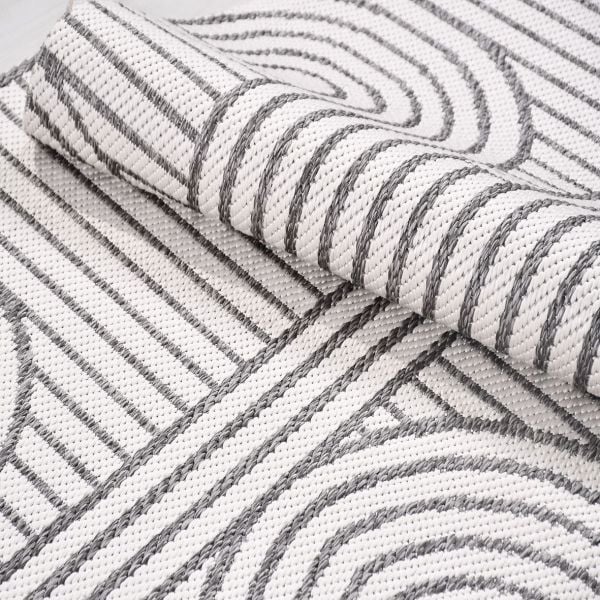 Crea Halı Epsilon EP03K Gri Hav Toz Vermez Sisal Halı Kolay Temizlenen Hasır Dokulu Modern Halı