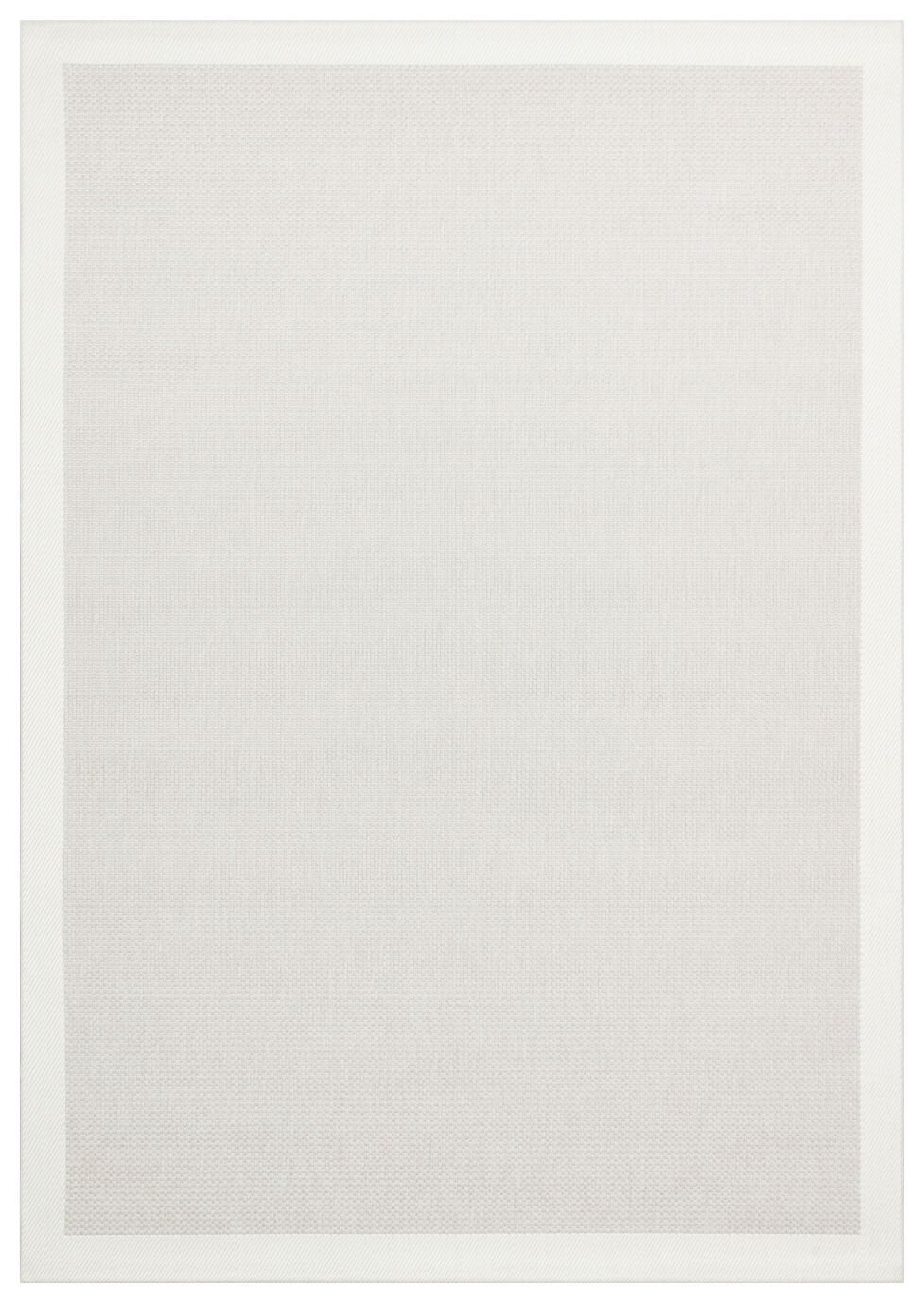 Eko Halı Mono Mno 05 Grey Cream Hav Toz Vermez Sisal Halı Kolay Temizlenen Hasır Dokulu Modern Halı