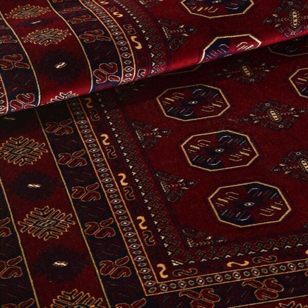 Crea Halı Altay HT02 Klasik Kırmızı  Afgan Halısı Etnik Makine Dokuma Oturma Odası Salon Halısı My Crea Home