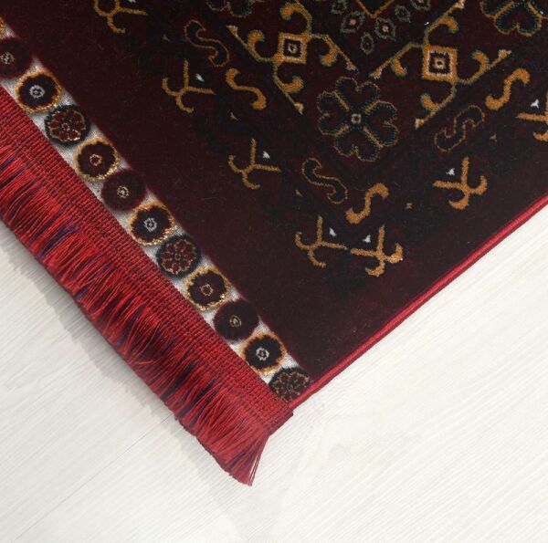 Crea Halı Altay HT02 Klasik Kırmızı  Afgan Halısı Etnik Makine Dokuma Oturma Odası Salon Halısı My Crea Home