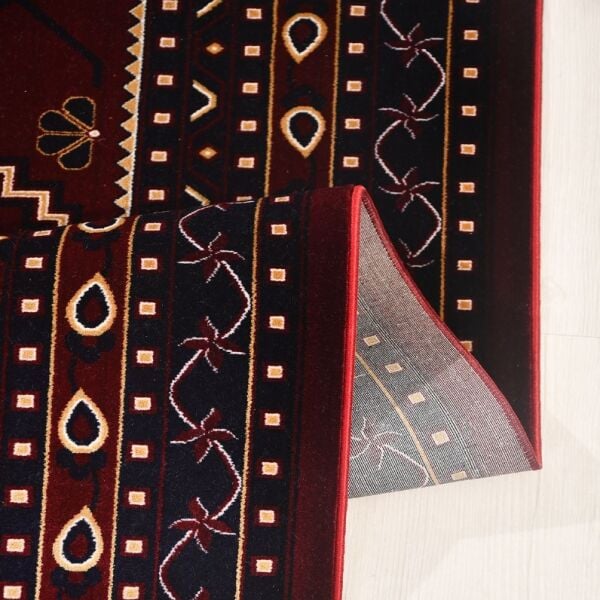 Crea Halı Altay HT03 Klasik Kırmızı  Afgan Halısı Etnik Makine Dokuma Oturma Odası Salon Halısı My Crea Home