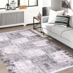 Crea Halı Stone Koleksiyonu 17187K Modern Makine Halısı Gri My Crea Home 80x150