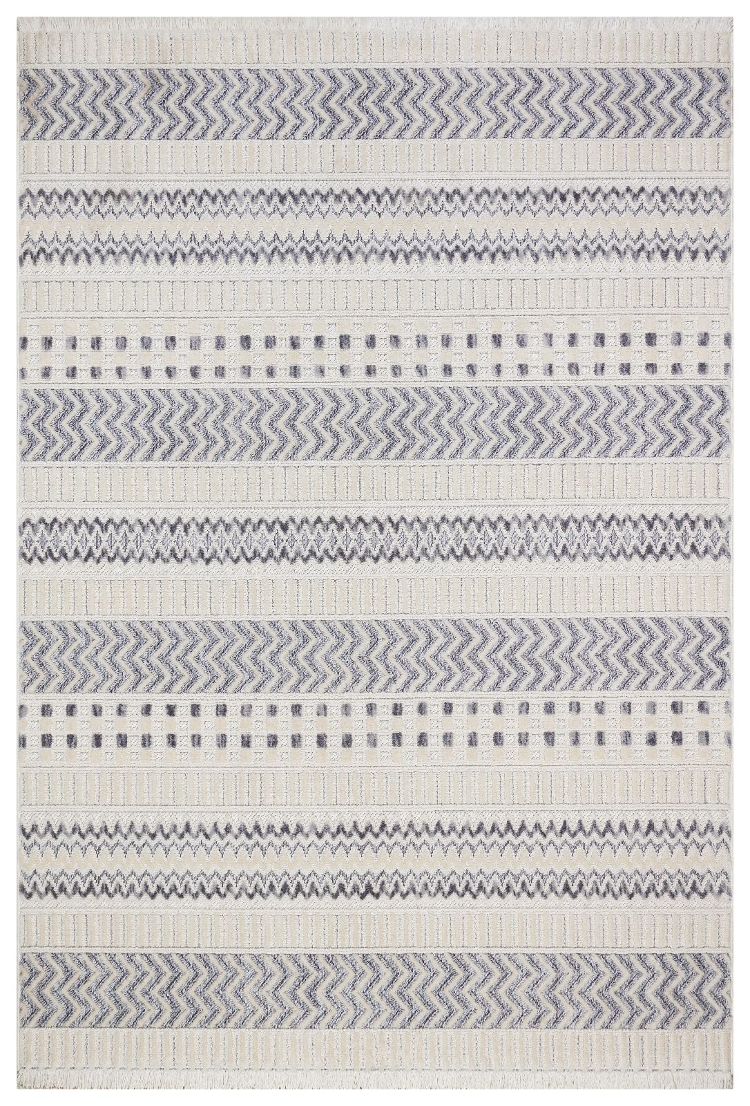 Türkmen Halı Harvey HR02 Gri Kabartmalı Modern Dokuma Salon Halısı