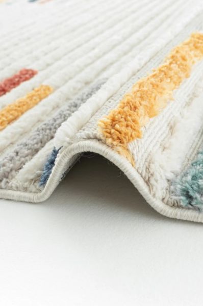 Eko Halı Terazzo 06 Multy Hav Toz Vermez Kabartmalı Yumuşak ve Parlak Tuşeli İskandinav Halı