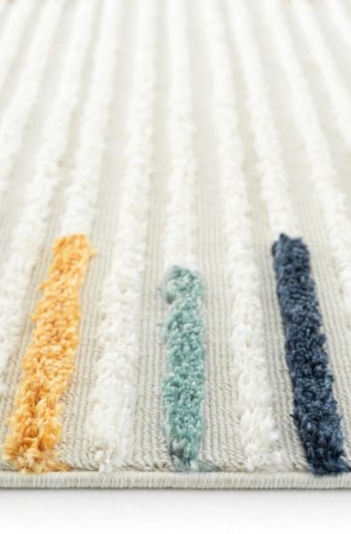 Eko Halı Terazzo 06 Multy Hav Toz Vermez Kabartmalı Yumuşak ve Parlak Tuşeli İskandinav Halı