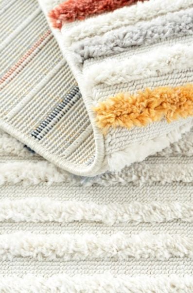 Eko Halı Terazzo 06 Multy Hav Toz Vermez Kabartmalı Yumuşak ve Parlak Tuşeli İskandinav Halı