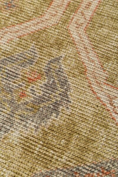 Eko Halı Elista Vintage ELS 206 Olive Yumuşak Dokuma Kaymaz Tabanlı Yıkanabilir Modern Halı Salon Oturma Odası Mutfak Koridor Halısı