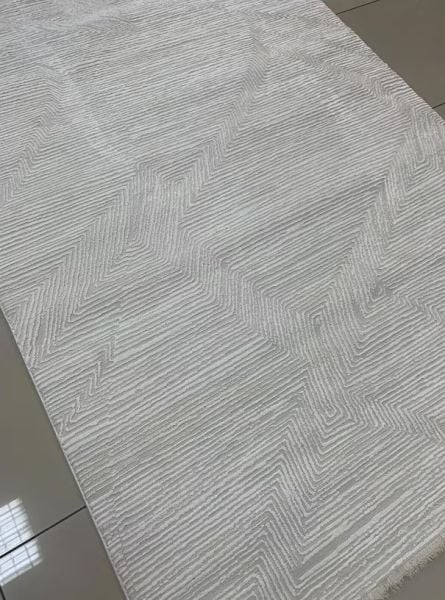 Merinos Rcycle Koleksiyonu 38446 096 Gri Modern Dokuma Salon Mutfak Halısı Yolluk