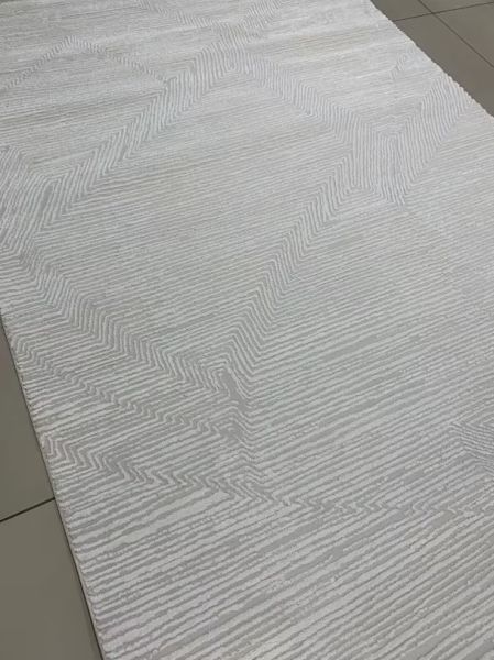 Merinos Recycle Koleksiyonu 38446 096 Gri Modern Dokuma Salon Mutfak Halısı Yolluk