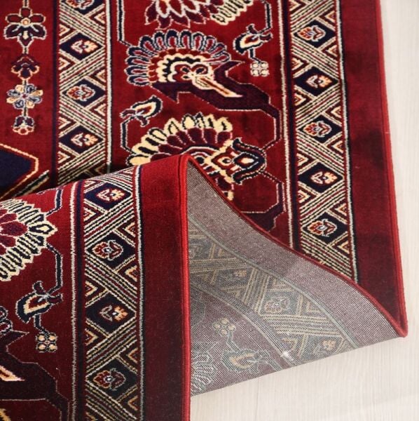 Crea Halı Altay HT04 Klasik Kırmızı  Afgan Halısı Etnik Makine Dokuma Oturma Odası Salon Halısı My Crea Home