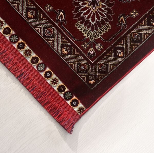 Crea Halı Altay HT04 Klasik Kırmızı  Afgan Halısı Etnik Makine Dokuma Oturma Odası Salon Halısı My Crea Home