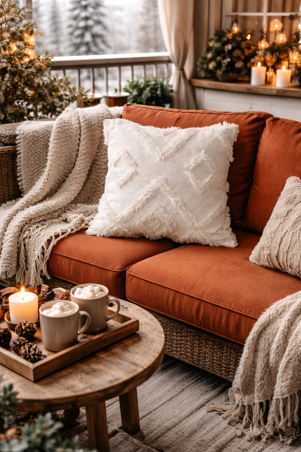 Cloud Peluş Kabartmalı Dekoratif Kırlent Kılıfı Beyaz 43x43cm Yıkanabilir Tasarım Polyester Jakarlı Welsoft Tek Taraflı Kılıf