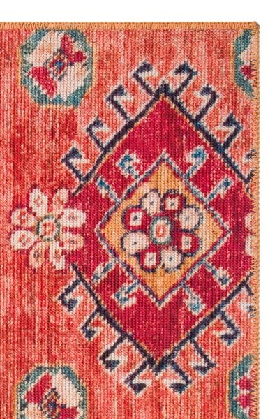 Eko Halı Elista Vintage ELS 205 Multy Yumuşak Dokuma Kaymaz Tabanlı Yıkanabilir Modern Halı Salon Oturma Odası Mutfak Koridor Halısı