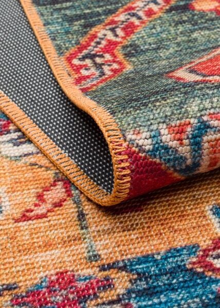 Eko Halı Elista Vintage ELS 205 Multy Yumuşak Dokuma Kaymaz Tabanlı Yıkanabilir Modern Halı Salon Oturma Odası Mutfak Koridor Halısı