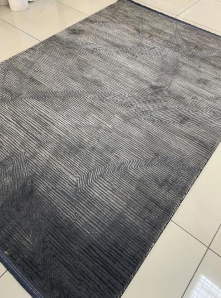 Merinos Rcycle Koleksiyonu 38446 091 Antrasit Modern Dokuma Salon Mutfak Halısı Yolluk