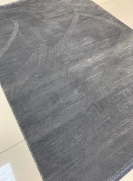 Merinos Rcycle Koleksiyonu 38446 091 Antrasit Modern Dokuma Salon Mutfak Halısı Yolluk