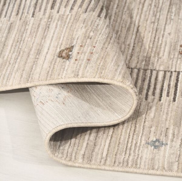 Crea Halı Alya AV01 Vintage Eskitme Desen Yumuşak Tuşeli Etnik Dokuma Taban Etnik Salon Oturma Odası Halısı My Crea Home